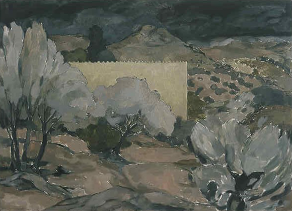 The Cadaqués Cemetery | 36" x 48" | 1996