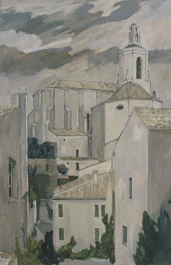 Cadaqués Church | 36" x 40" | 1996